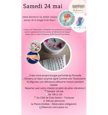 Atelier bougies bijoux 24...