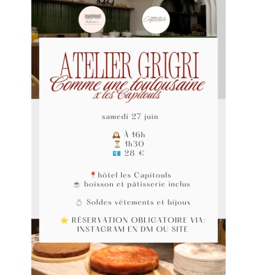Atelier 27 juin